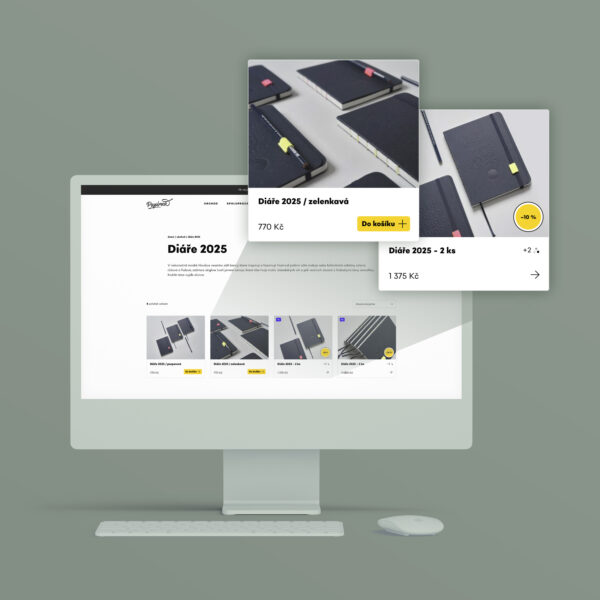 Papírna – E-shop kategorie