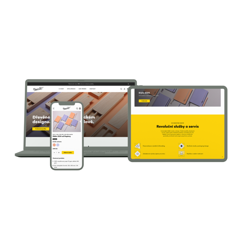 Klubus Creative | Funkční design pro online Papírnu