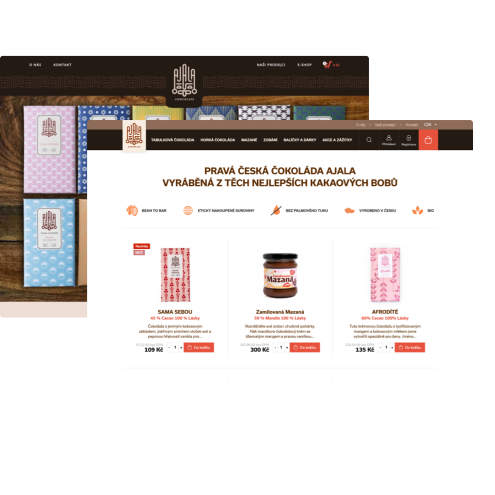 E-shop Ajala před redesignem