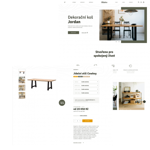 E-shop Wuders po redesignu